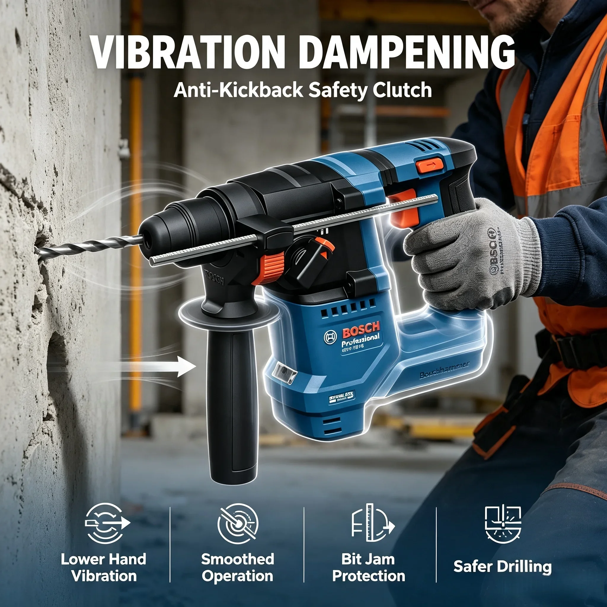 Bosch GBH 18V-18 Cordless Rota - Power Tools Professional 评论和价格